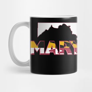 Maryland Colored State Letters Mug